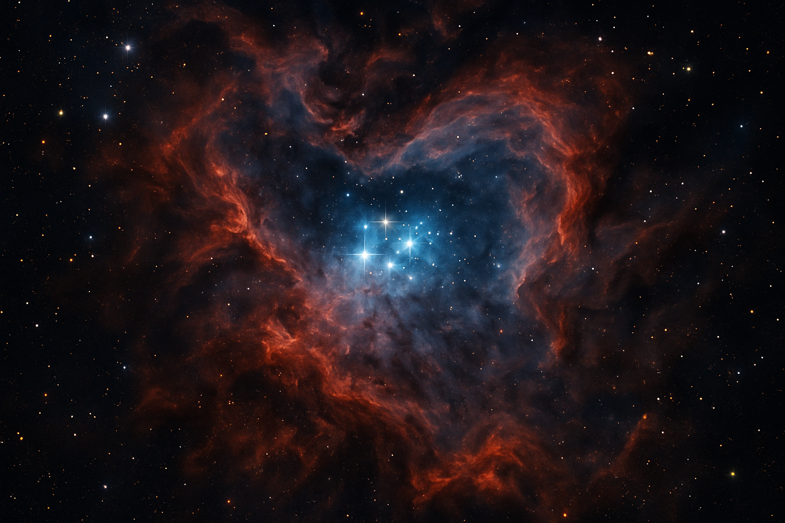 Generate an image of the orion nebula